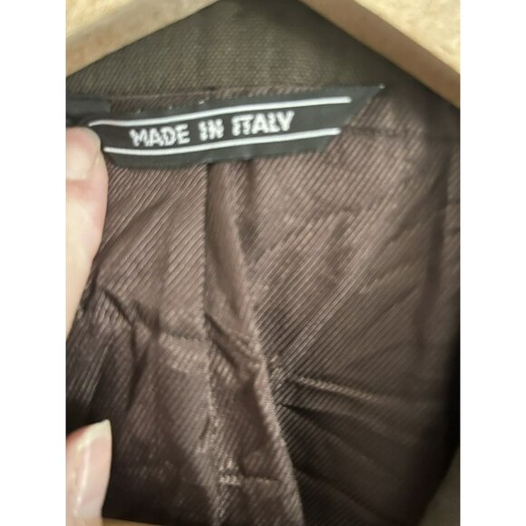 Zignone Men’s Suit Jacket Olive Made In Italy.  Size 38R - Picture 9 of 10